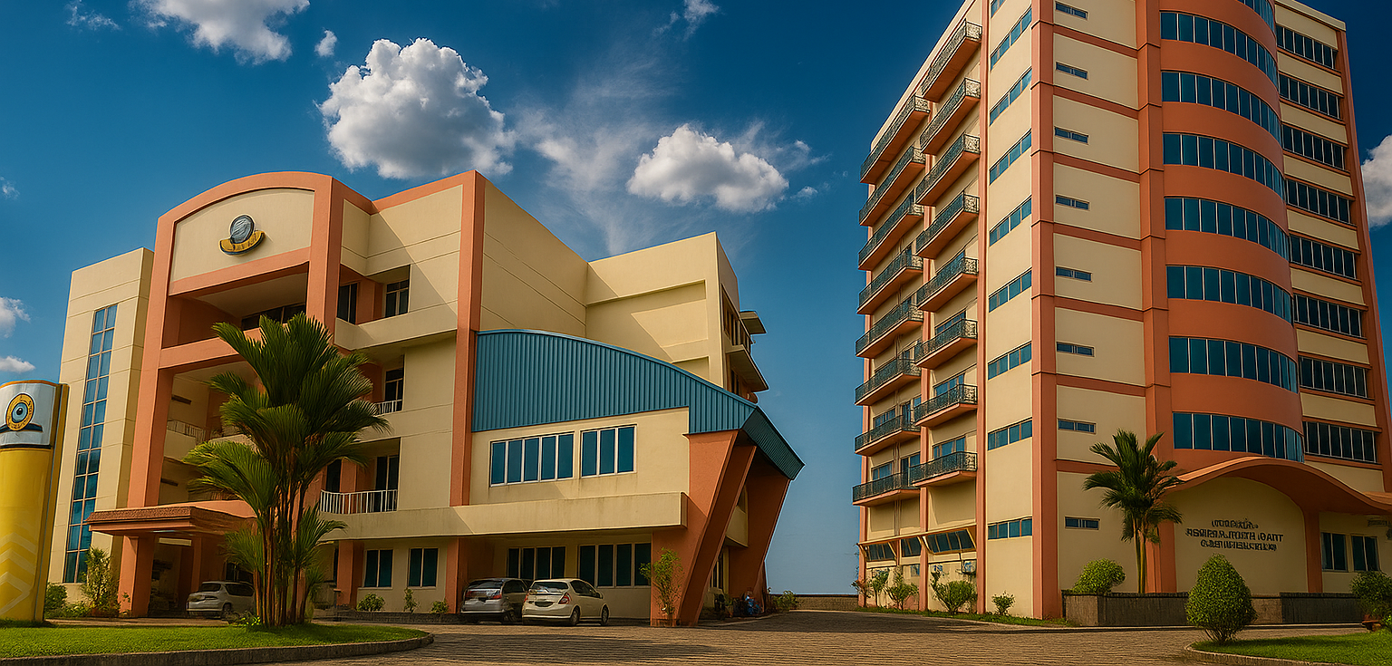 Gedung kampus Politeknik Kelapa Sawit Citra Widya Edukasi